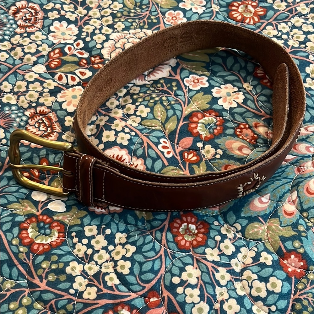 Fossil Men's Brown Leather Belt